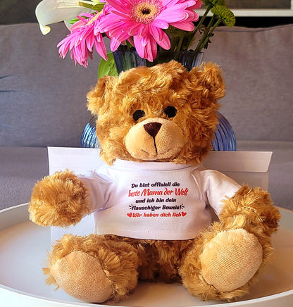 Dein flauschiger Beweis- Plüschteddy für Mütter