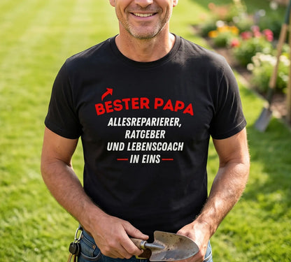 Bester Papa- Allesreparierer, Ratgeber&Lebenscoach- T-Shirt