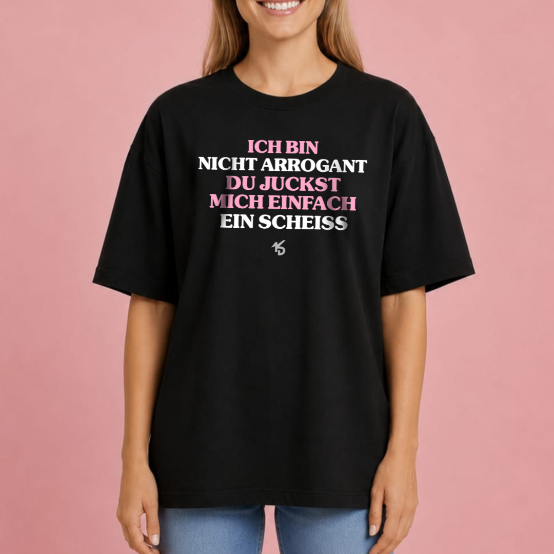 Nicht arrogant Oversized-Shirt