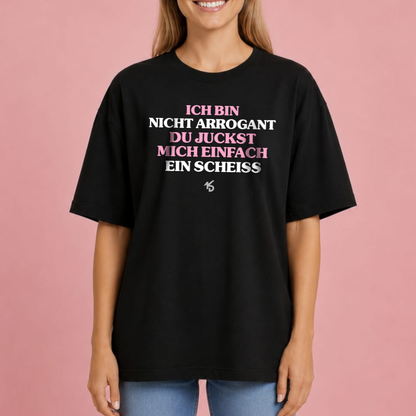 Nicht arrogant Oversized-Shirt