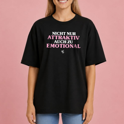 Zu emotional Oversized-Shirt