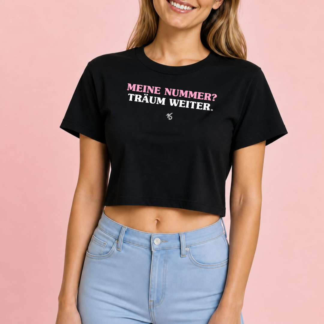 Träum weiter Crop-Shirt