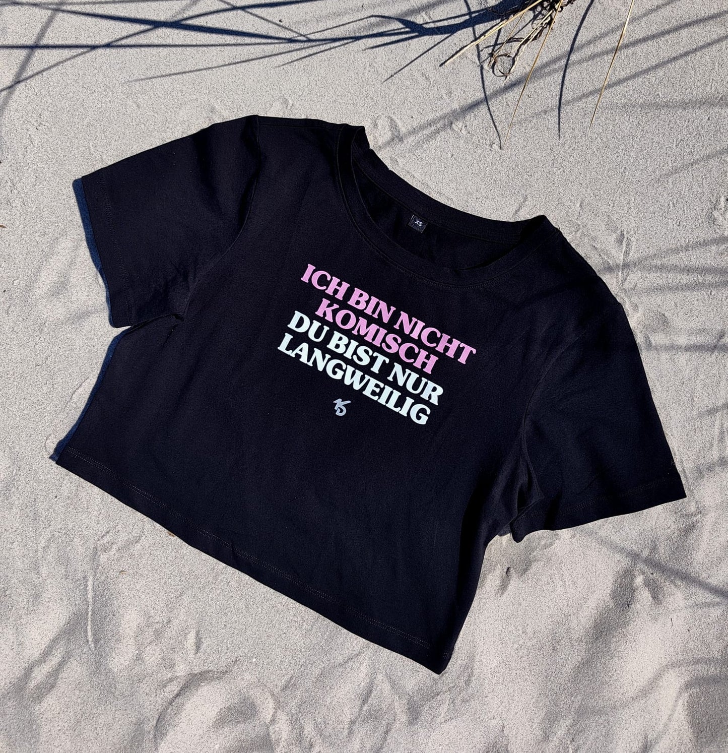 Ich bin nicht komisch Crop-Shirt