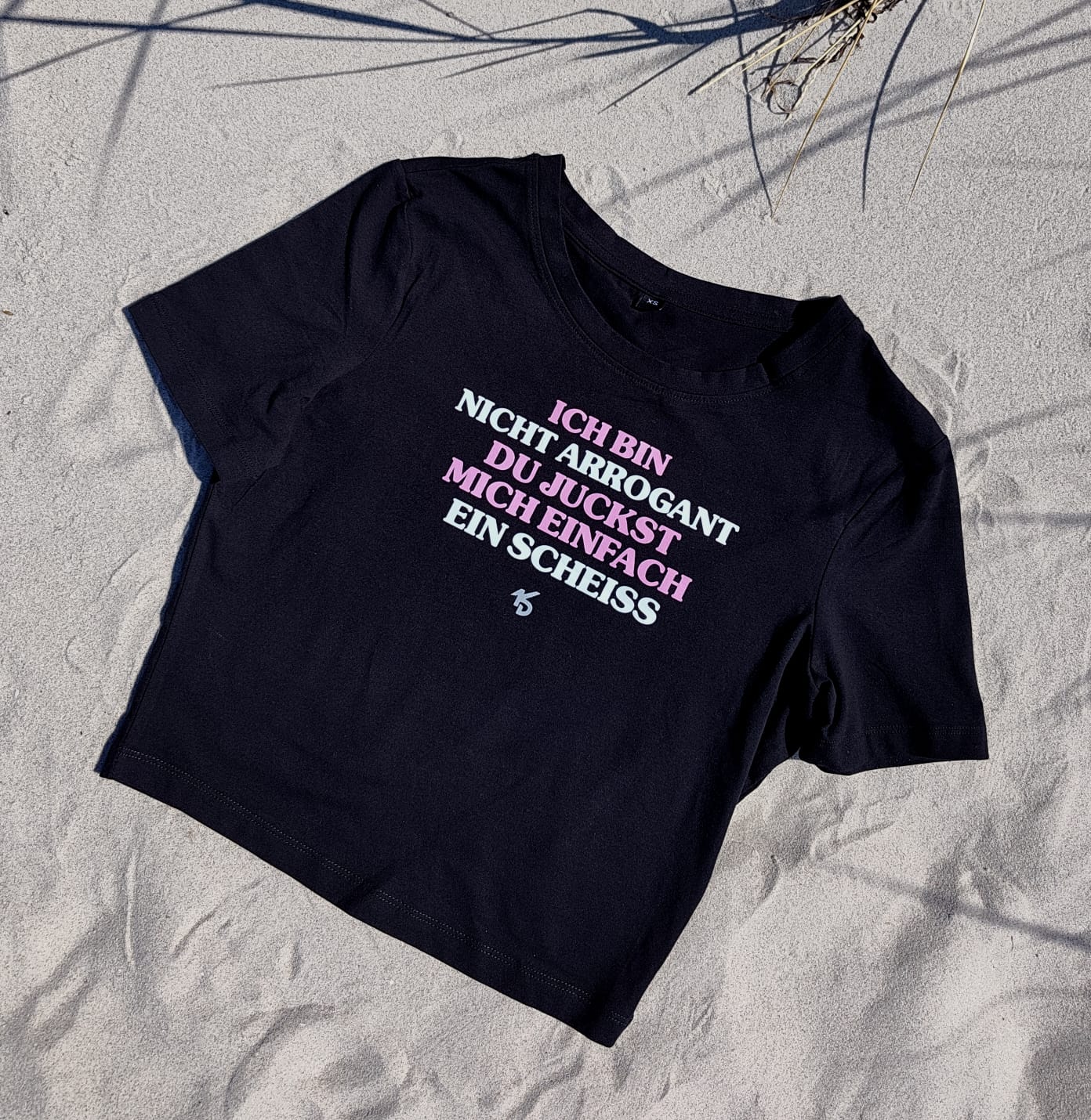 Nicht arrogant Crop-Shirt