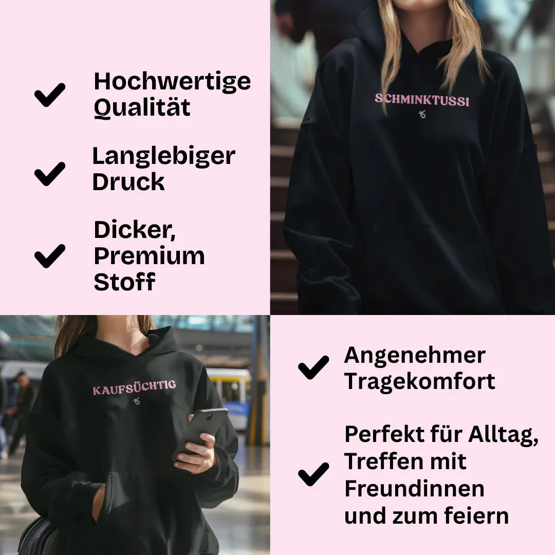 Zu heiß für dich Oversized Hoodie