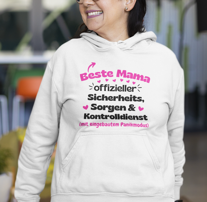 Beste Mama-Sicherheits,Sorgen&Kontrolldienst- Hoodie