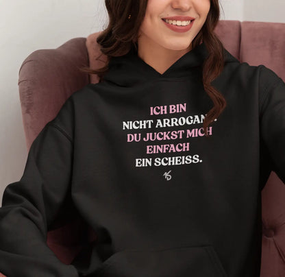 Ich bin nicht arrogant Oversized Hoodie
