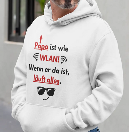 Papa ist wie Wlan - Hoodie